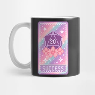 Dungeons and Dragons Tarot Card Pixel Art Mug